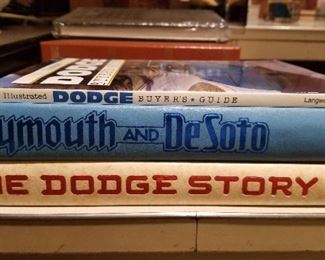 Automotive Books Lot 47: $55
Lot of three Dodge and Plymouth books