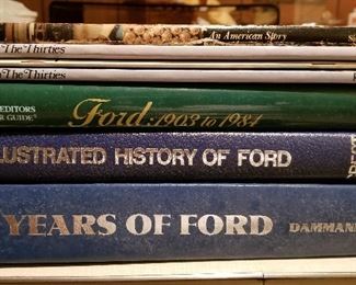 Automotive Books Lot 44: $40
Lot of four Ford books, plus one booklet