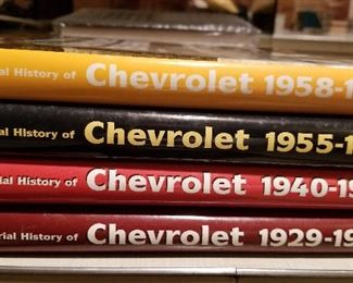 Automotive Books Lot 24: $65
Lot of four Chevrolet books