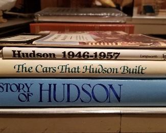 Automotive Books Lot 33:
Lot of three Hudson books and one booklet