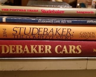 Automotive Books Lot 30: $95
Lot of four Studebaker books and one booklet
