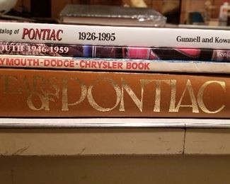 Automotive Books Lot 4: $65
Standard Catalog of Pontiac; Plymouth 1949 - 1959; Plymouth-Dodge-Chrysler Book; 75 Years of Pontiac