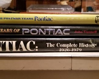 Automotive Books Lot 3: Pontiac: $65 
The Post War Years; 75 Years of Pontiac by John Gunnell; Pontiac: The Complete History 1926-1970