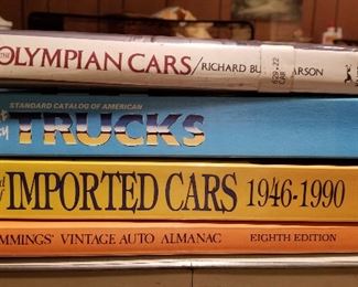Automotive Books Lot 25: $25
Lot of four general automotive books, including "Standard Catalog of Imported Cars"