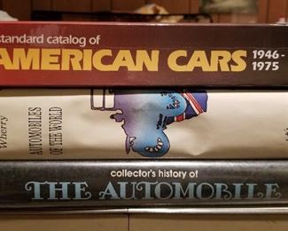 Automotive Books Lot 37: 
Lot of three automotive books, including "Automobiles of the World" 