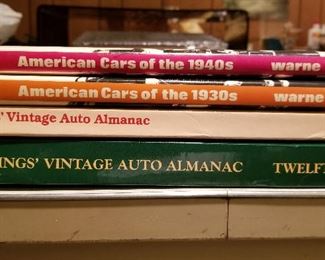 Automotive Books Lot 17: $20 
Lot of four general automotive books including two Hemmings Alamanacs