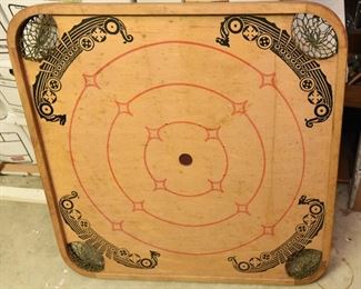 27. Vintage Reversible Table Top Game Board  $48
36” x 36” String net pockets 