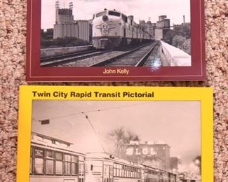 Train Book Lot 5: Two books about trains in the Twin Cities  $20