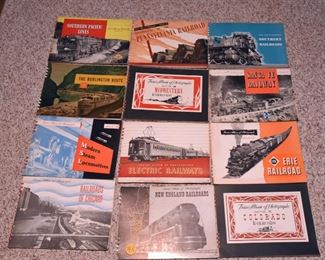 Train Book Lot 1: Twelve “Trains Album of Photographs” books  $165