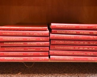 Train Book Lot 10: Pullman-Standard Vols 1, 3, 5-16  $485
