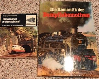 Train Book Lot 12: Two German language train books $12