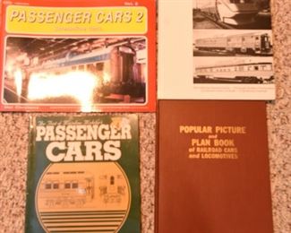 Train Book Lot 20: Four books about passenger cars $75