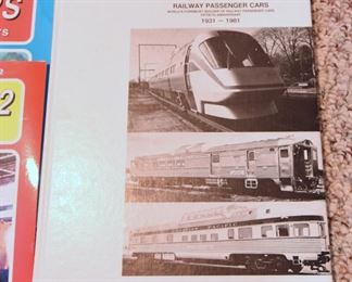 Train Book Lot 20: Four books about passenger cars $75