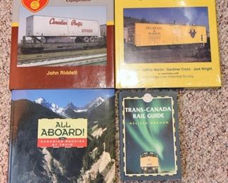 Train Book Lot 23: Two Canadian color guides and books $65