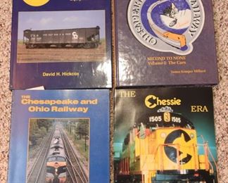 Train Book Lot 24: Four Chesapeake & Ohio books $45