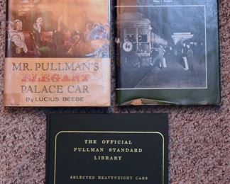 Train Book Lot 31: Three books about Pullman cars  $65