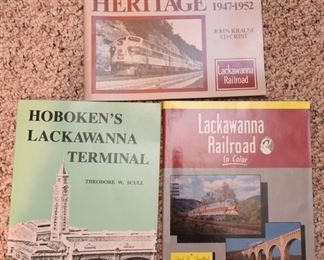 Train Book Lot 32: Three books about Lakawanna $30