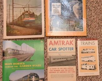 Train Book Lot 36: Five books about Amtrak and the northeast $30