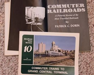 Train Book Lot 39: Two books about commuter rails $10