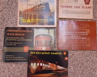 Train Book Lot 35: Five books about Pennsylvania Railroad $75