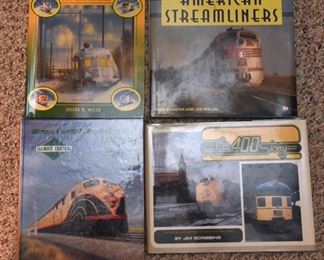 Train Book Lot 44: Four Streamliner books $50