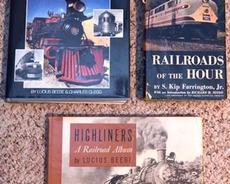 Train Book Lot 48: Three train books $15
including The Trains We Rode
