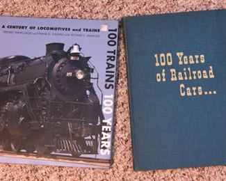 Train Book Lot 50: Two books about 100 years of railroad $15