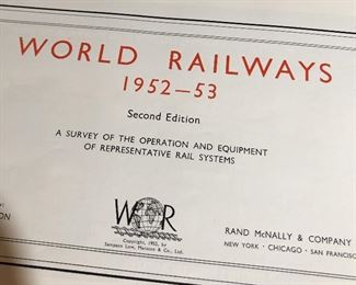 Train Book Lot 11: World Railways 1st and 2nd editions $55