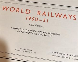 Train Book Lot 11: World Railways 1st and 2nd editions $55