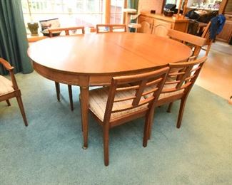 20. Oval dining table and chairs $250
Two arm chairs, four side chairs. Comes with pads and 3 leaves