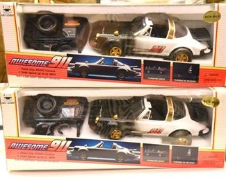 34. “Awesome 911” Porsche Radio Controlled Car $30 each or both for $55