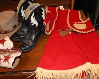 Lone Ranger boots, cowgirl outfit