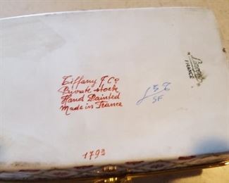 Tiffany Private Stock, Hand painted, France 