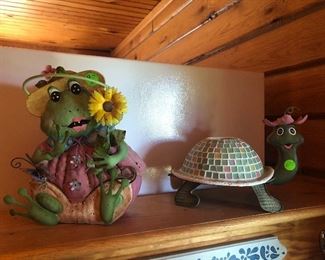 Frog and Turtle Decor
