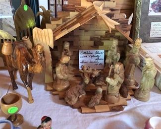 Bethlehem Olive Wood Nativity from Israel
