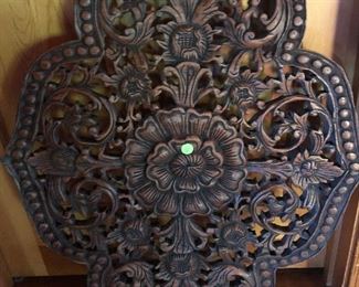 Carved Wood Wall Decor