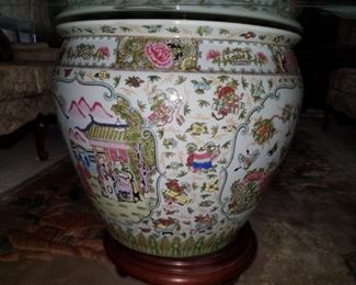 1 of many Asian planter / pots, all very unique.
