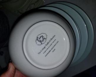 Tracy Potter dinnerware / plates bowls cups