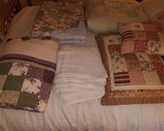 Nice group of hand stitched King size quilts.