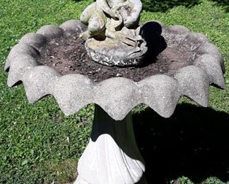 Large birdbath