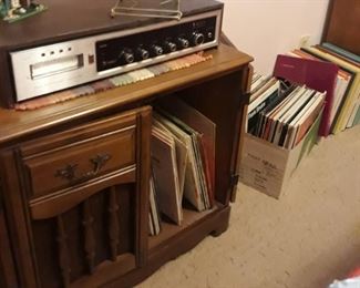 Record and case with 8 track