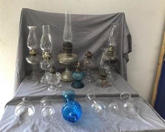 Antique Oil Lamp Collection