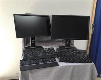 Dell Computer Monitors and Keyboards