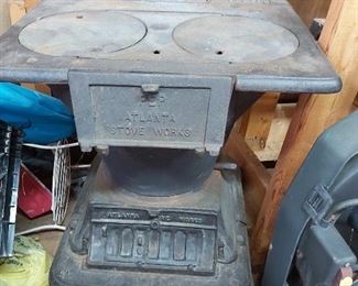 Antique Cast Iron Stove by Atlanta Stove Works