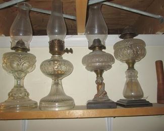 Antique Kerosene Lamps $65. each