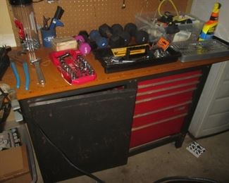 Tool Bench $45. (54" x 20" x 34" high)