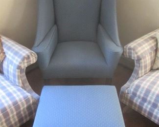 Chair with Ottoman $525. (seldom used 2 years) 