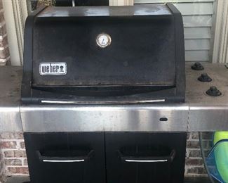 Natural gas weber grill