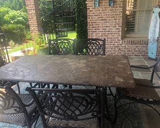 Outdoor table and chairs