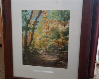 Lou Glist, watercolor